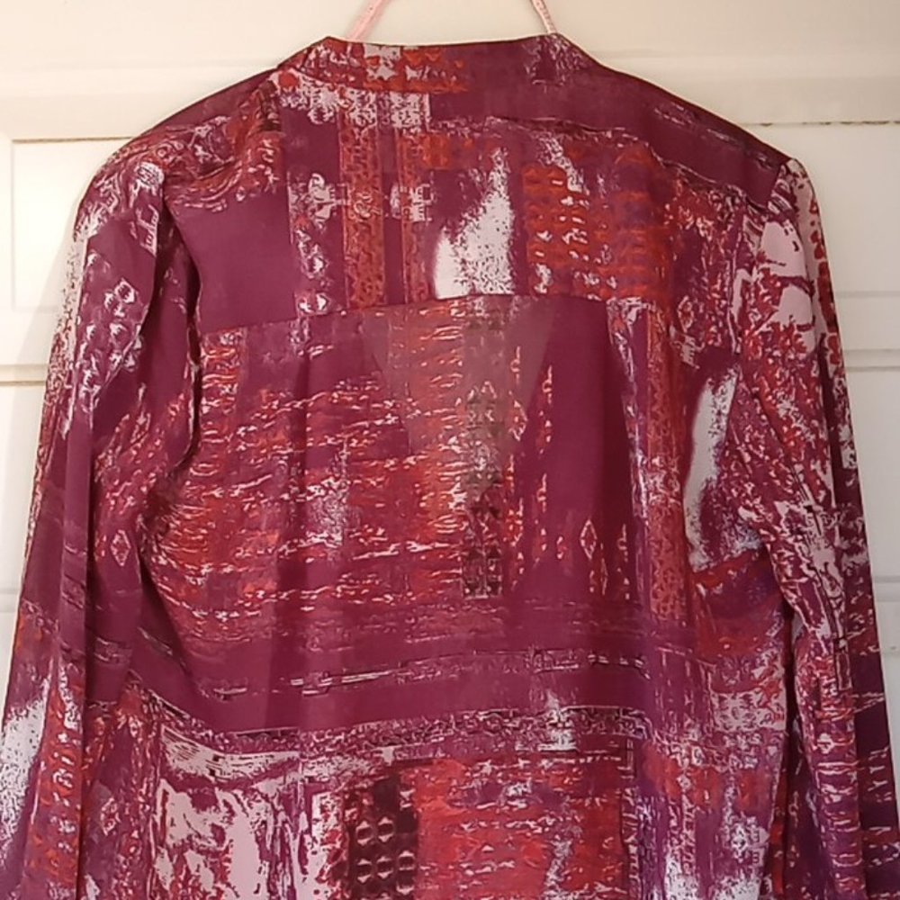 Forever 21 Sheer Blouse Size XS - Picture 2 of 6